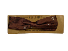 Load image into Gallery viewer, 1950's Deadstock Brown Clip-on Bowtie