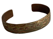 Load image into Gallery viewer, Vintage Navajo Southwestern Hammered Copper Cuff Bracelet