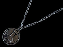 Load image into Gallery viewer, Y2K Gemini Star Sign Astrology Zodiac Necklace