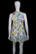 Load image into Gallery viewer, 1970s Rose Print Cotton Mini Dress – Keone Sportswear – Size S
