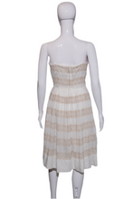 Load image into Gallery viewer, 1950's Eyelet Lace Summer Party Dress Size S