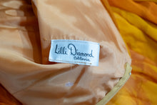Load image into Gallery viewer, 1960's Orange Chiffon Lilli Diamond Party Dress Size S/M