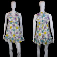 Load image into Gallery viewer, 1970s Rose Print Cotton Mini Dress – Keone Sportswear – Size S