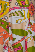 Load image into Gallery viewer, 1960's Breezy Novelty Print Hawaiian Dress - Size S/M