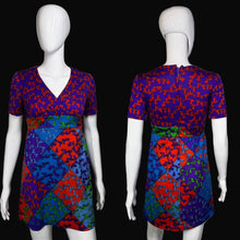 Load image into Gallery viewer, Colorful patterned dress on a mannequin