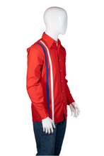 Load image into Gallery viewer, 1970's Striped Mechanic's Shirt Size M/L