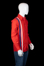 Load image into Gallery viewer, 1970s Work Wear Corp Striped Mechanic's Shirt – Size M/L