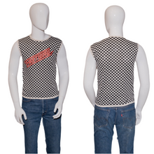 Load image into Gallery viewer, Vintage 1983 Fastway Tour Checkered Muscle Shirt Size S