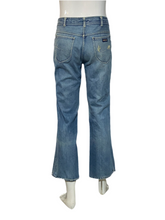 Load image into Gallery viewer, 1970's Honcho Jeans with Shaggin' Wagon Van Desert Scene Pocket Embroidery 32" Waist