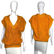 Load image into Gallery viewer, 1970's Designer Gianfranco Ferre Terrycloth Sweater Vest - Size L