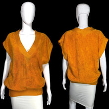 Load image into Gallery viewer, 1970's Designer Gianfranco Ferre Terrycloth Sweater Vest - Size L