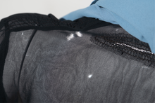 Load image into Gallery viewer, 1920's Two Tone Blue Chiffon Day Dress - Size M