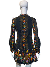 Load image into Gallery viewer, 1960's German Color Pop Floral Mini Dress Size S