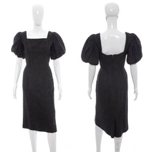 Load image into Gallery viewer, 1950's Fred Perlberg Black Lace Cocktail Dress Size S