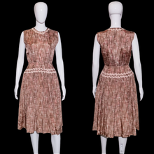 Load image into Gallery viewer, 1950s Hashmark Plaid Taffeta Party Dress – Size S