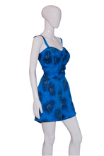 Load image into Gallery viewer, 1960's Blue Cotton Hawaiian Print Romper - Size XXL