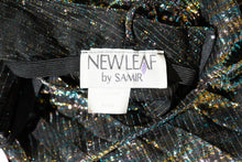 Load image into Gallery viewer, 1970's Rainbow Lamé Pleated Cocktail Dress - Size XS