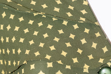 Load image into Gallery viewer, 1940's Green & Chartreuse Capelet Day Dress - Size M