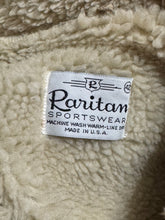 Load image into Gallery viewer, 1970's Sherpa Lined "Raritan Sportswear" Denim Coat - Size XL