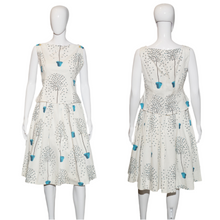 Load image into Gallery viewer, 1950's White Cotton Two Piece Skirt Set