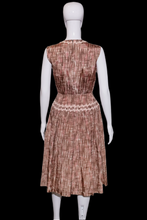 Load image into Gallery viewer, 1950s Hashmark Plaid Taffeta Party Dress – Size S