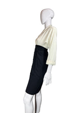 Load image into Gallery viewer, 1990's Black & White "All That Jazz" Dress - Size S
