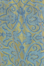 Load image into Gallery viewer, 1970s Blue and Green Terry Cloth Towel Dress Size M