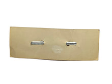 Load image into Gallery viewer, 1950's Deadstock Clip-on Silver Tone Batwing Bowtie