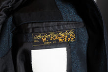 Load image into Gallery viewer, 1960's Blue Sharkskin Mod Western Jacket Size 42"