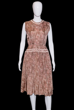 Load image into Gallery viewer, 1950s Hashmark Plaid Taffeta Party Dress – Size S