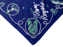 Load image into Gallery viewer, 1950's Many Happy Trails Roy Rogers and Trigger Promo Bandana 18X18.5