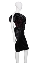 Load image into Gallery viewer, 1980's Sexy Black Gunne Sax Cocktail  Dress - Size XS