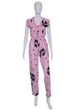 Load image into Gallery viewer, 1980's Pink New Wave Abstract Jumpsuit - Size S