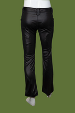 Load image into Gallery viewer, 1970s Black Pearl Snap Western Pants – Size 32"