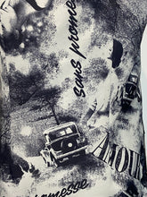 Load image into Gallery viewer, 1990's All Over Print French "Love Without Promise" Blazer - Size M