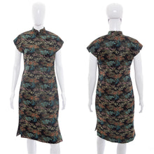 Load image into Gallery viewer, 1960's Golden Lotus Cheongsam Size S/M