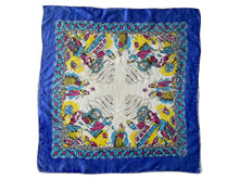 Load image into Gallery viewer, 1950’s High School Teeny Bopper Record Party Silk Scarf