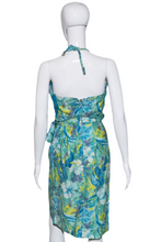 Load image into Gallery viewer, 1950's Hawaiian Sarong Dress and Jacket Set Size S