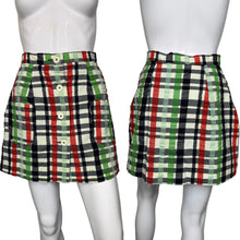 Load image into Gallery viewer, 1960's Seersucker Mini Skirt Size S