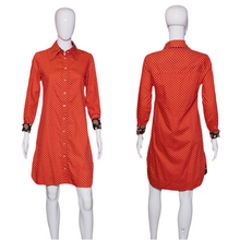 Load image into Gallery viewer, 1960's Geoffrey Beene Cotton Day Dress Size M