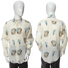 Load image into Gallery viewer, 1970's Rare Marx Brothers Printed Shirt Size M