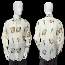 Load image into Gallery viewer, 1970s Rare Marx Brothers Printed Shirt Size M