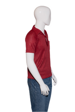 Load image into Gallery viewer, 1970's Maroon Pullover Bowling Shirt Size S/M
