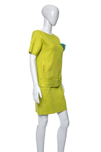 Load image into Gallery viewer, 1960's Rare Rudi Gernreich Chartreuse Mod Shift Dress Size M