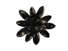 Load image into Gallery viewer, 1990’s Jeweled Lavender Metal Flower Brooch