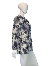 Load image into Gallery viewer, 1990's All Over Print French "Love Without Promise" Blazer - Size M