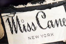 Load image into Gallery viewer, 1950's Black Taffeta and Lace Party Dress - Size S