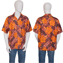 Load image into Gallery viewer, 1970's Barefoot in Paradise Hawaiian Shirt Size L