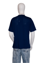 Load image into Gallery viewer, 1970's Rainbow Striped Dome Stadium Polo - Size XL