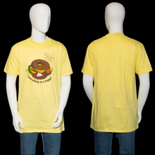 Load image into Gallery viewer, 1970s Bagel Nosh Hanes Beefy Tee – Size L